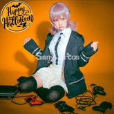【In Stock】Animes Danganronpa Nanami Chiaki School Uniform With Hooded Jacket Cosplay Costume
